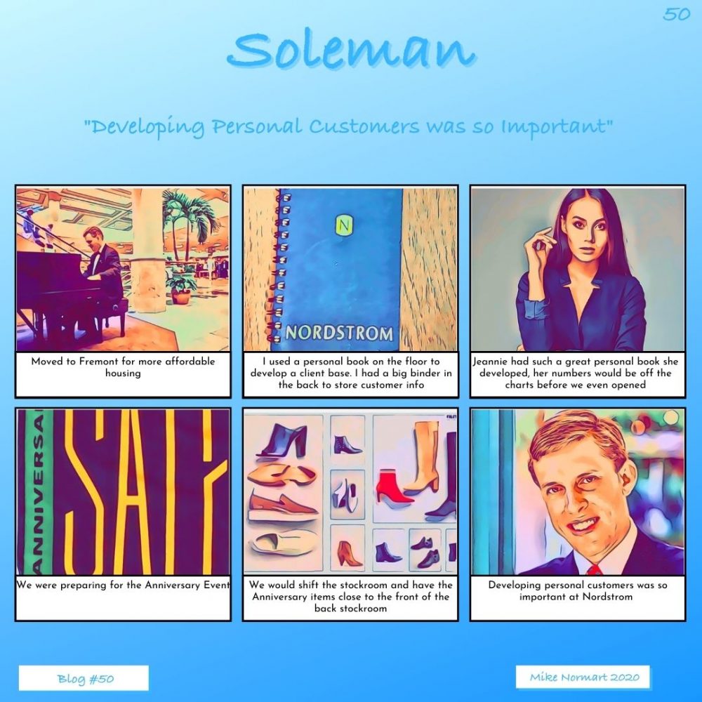 Developing personal customers was so Important