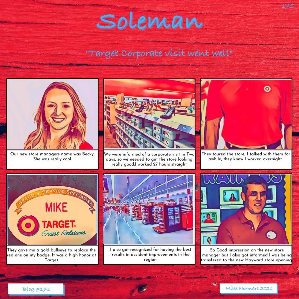 Target corporate visit went well