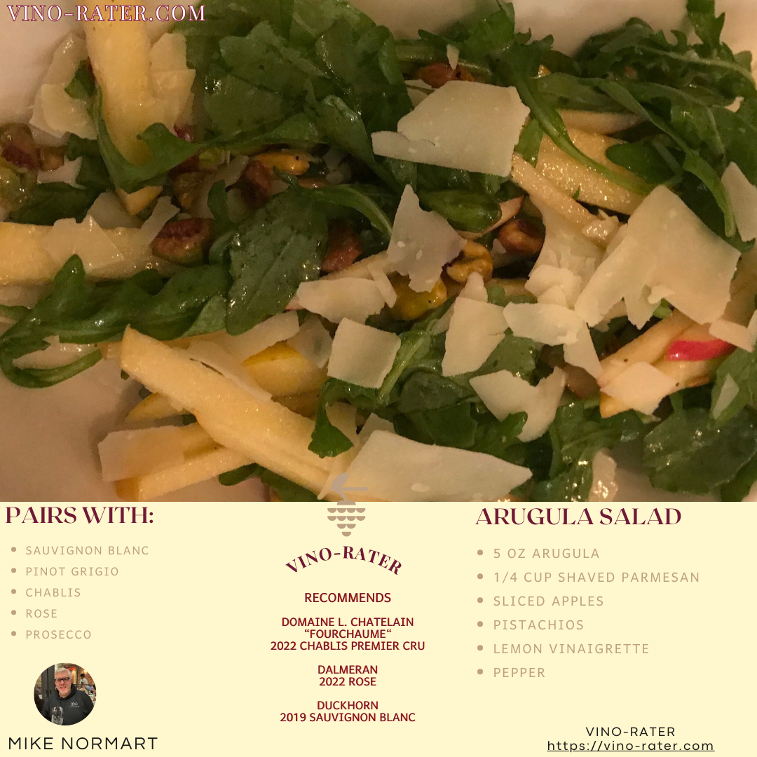 Arugula Salad Shaved Parmesan