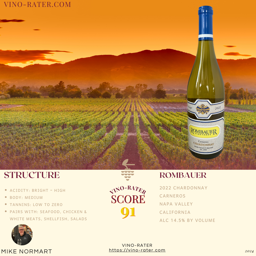 Rombauer 2022 Chardonnay Review