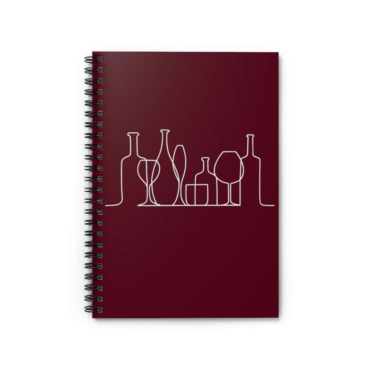 Wine Lovers Notebook - Merlot Red