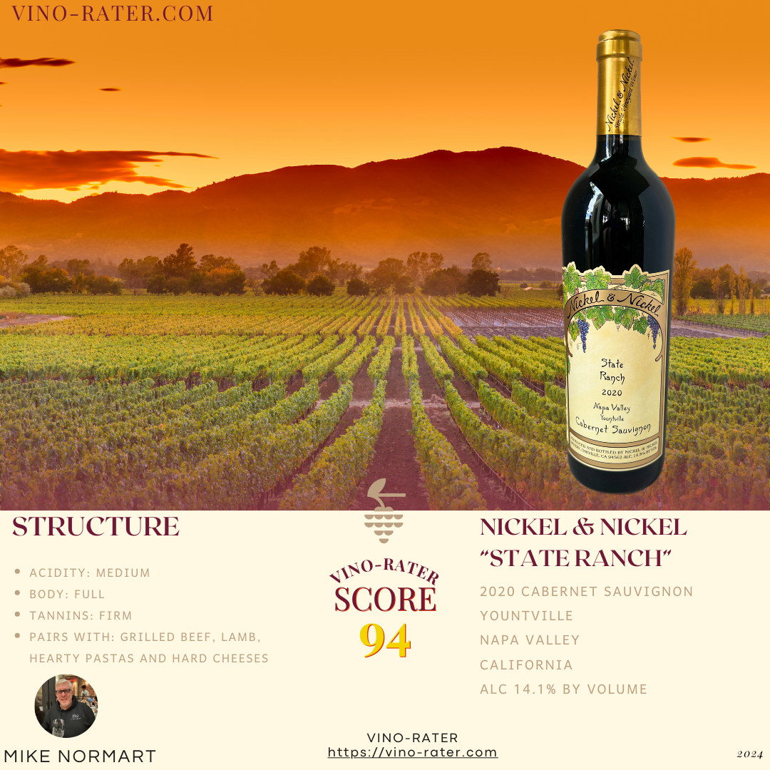 Nickel & Nickel 2021 State Ranch Cabernet Sauvignon