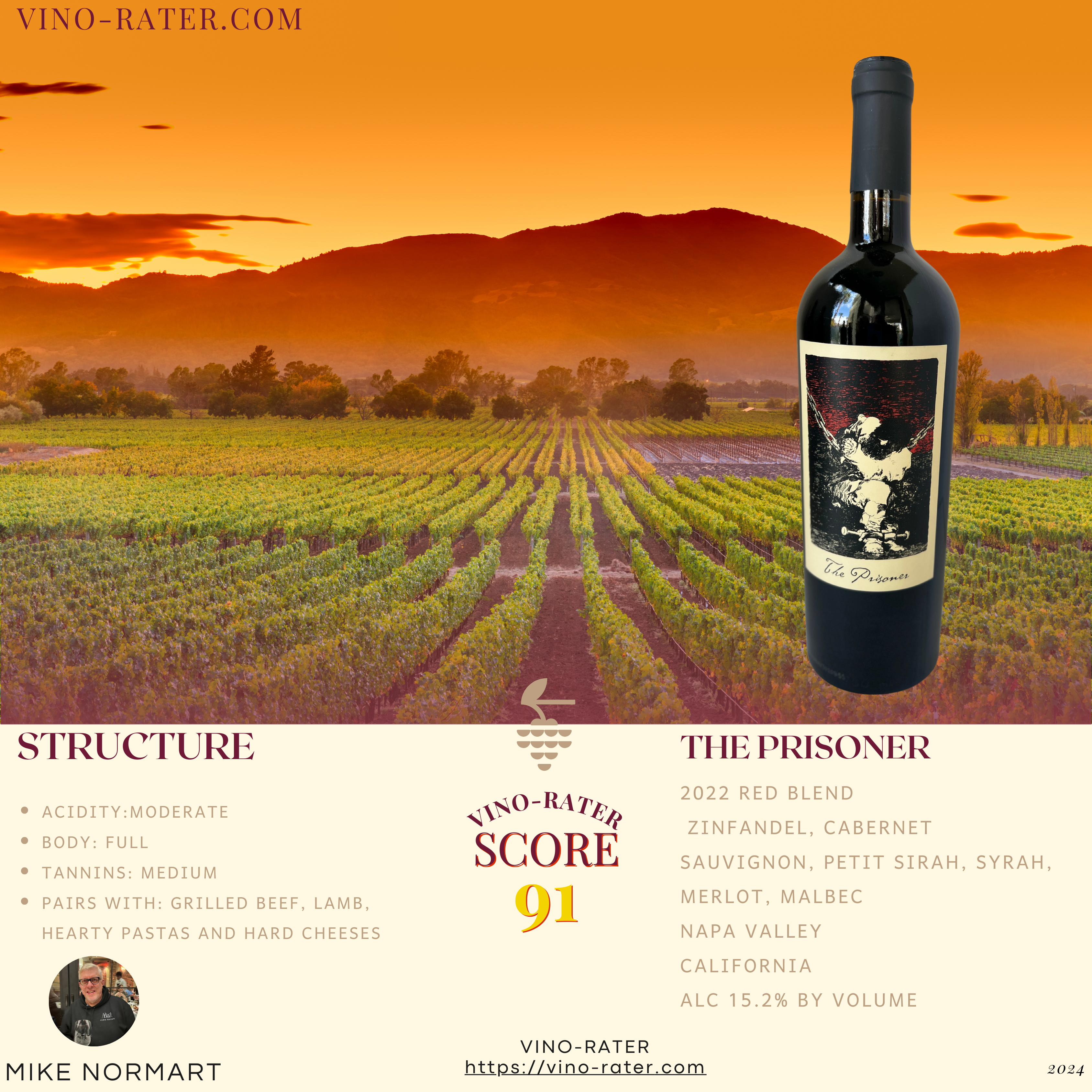 Prisoner 2022 Red Blend