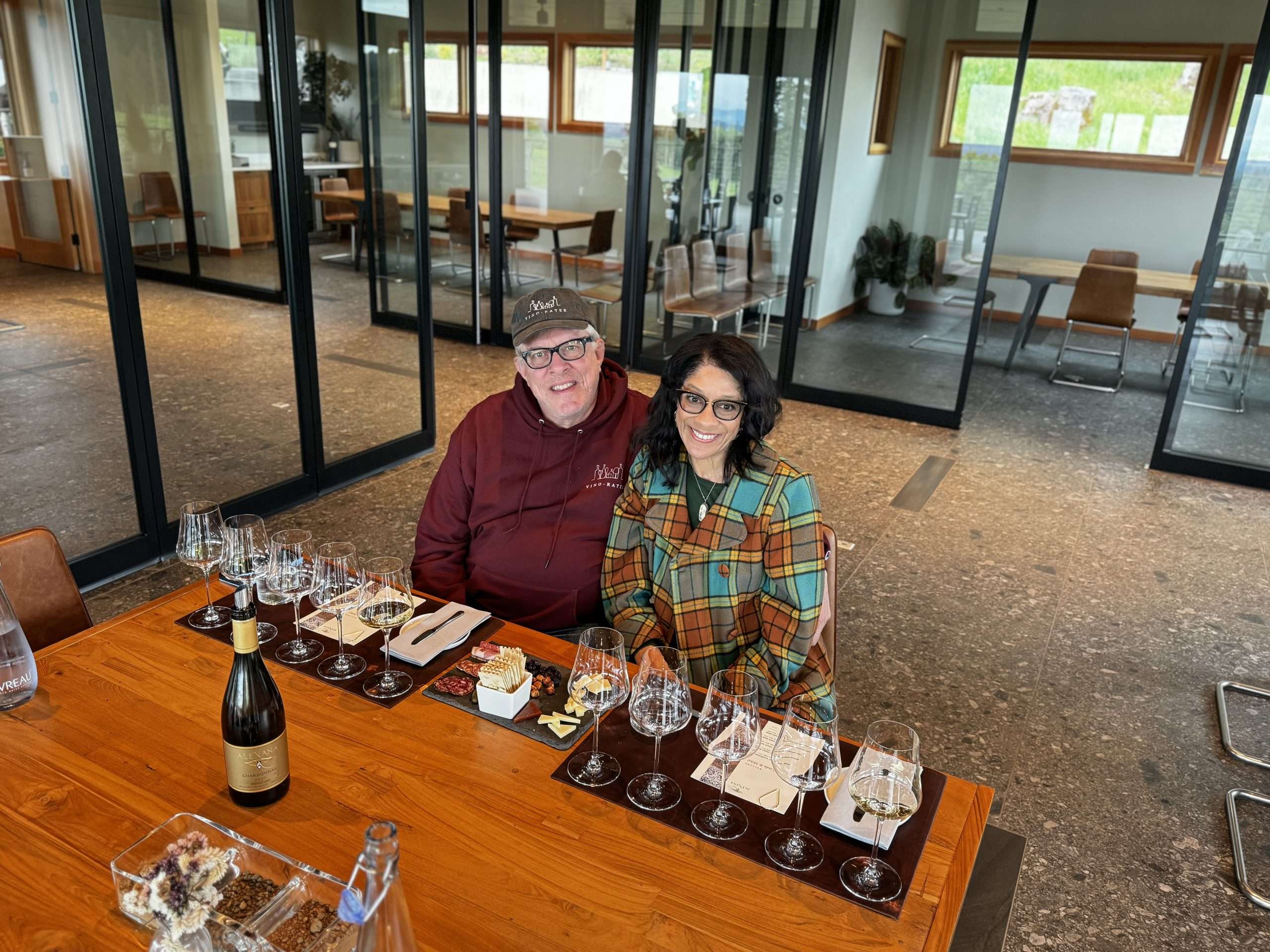 Linda & I at Alexana Winery
