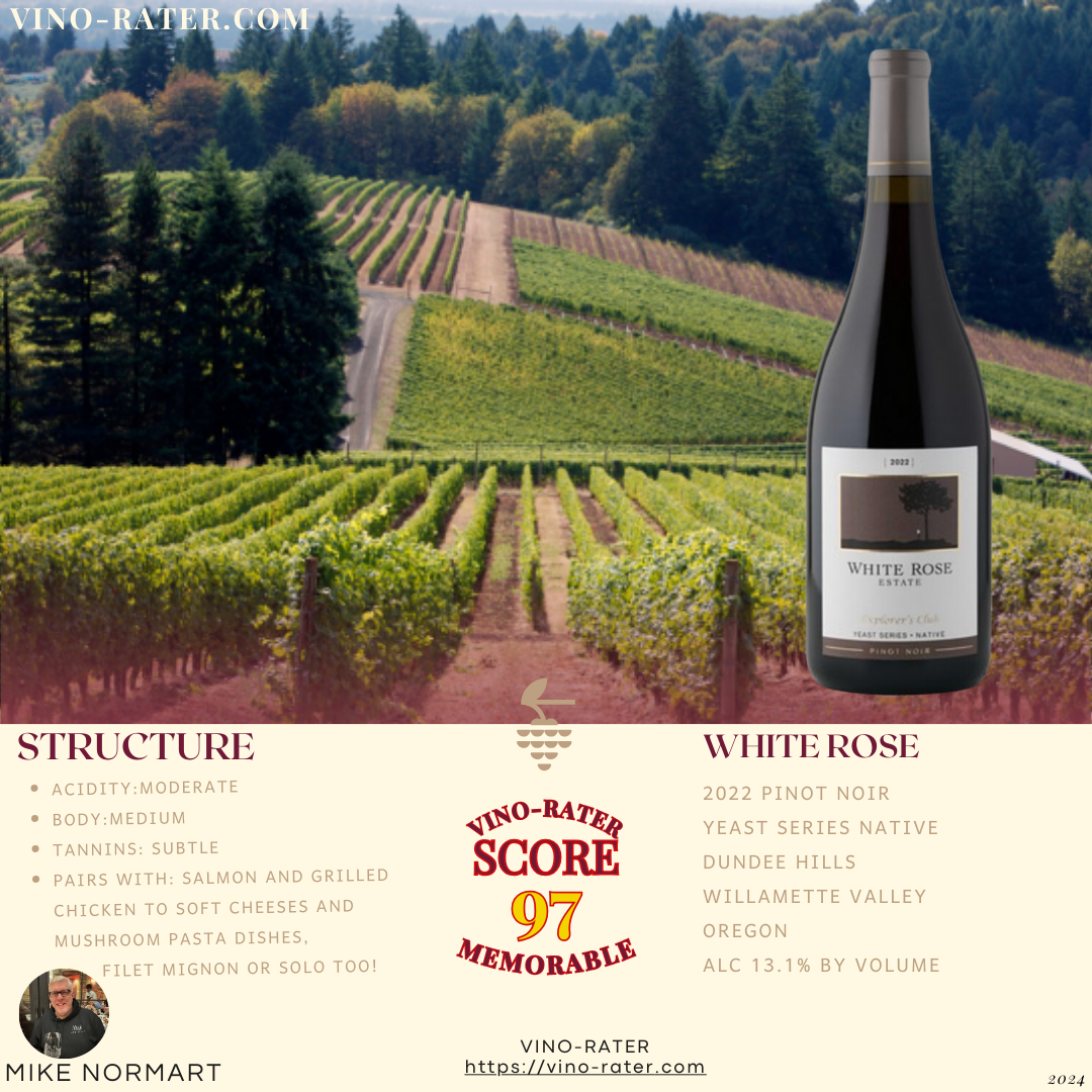 White Rose 2022 Pinot Noir