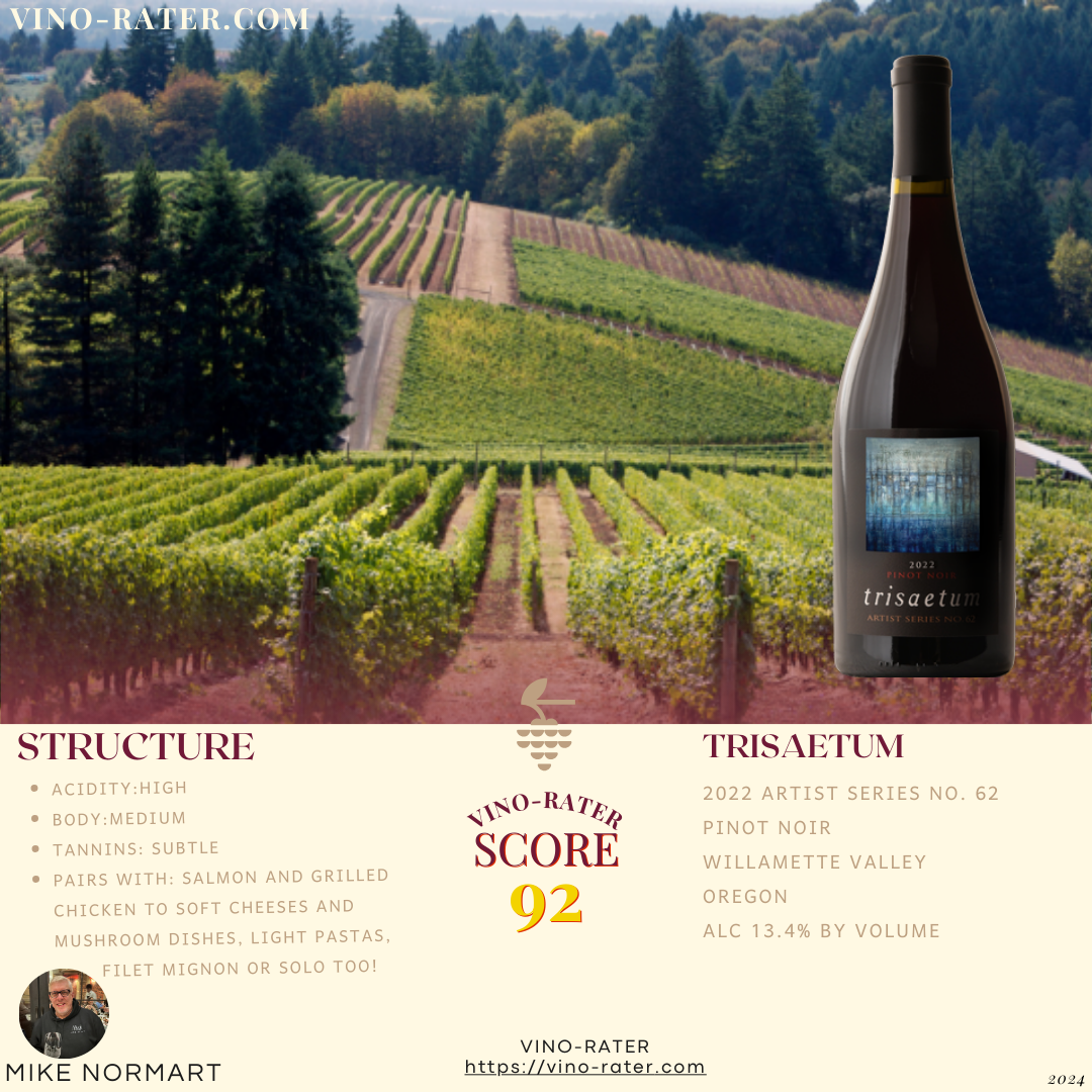 Trisaetum 2022 Artist Series No. 62 Pinot Noir
