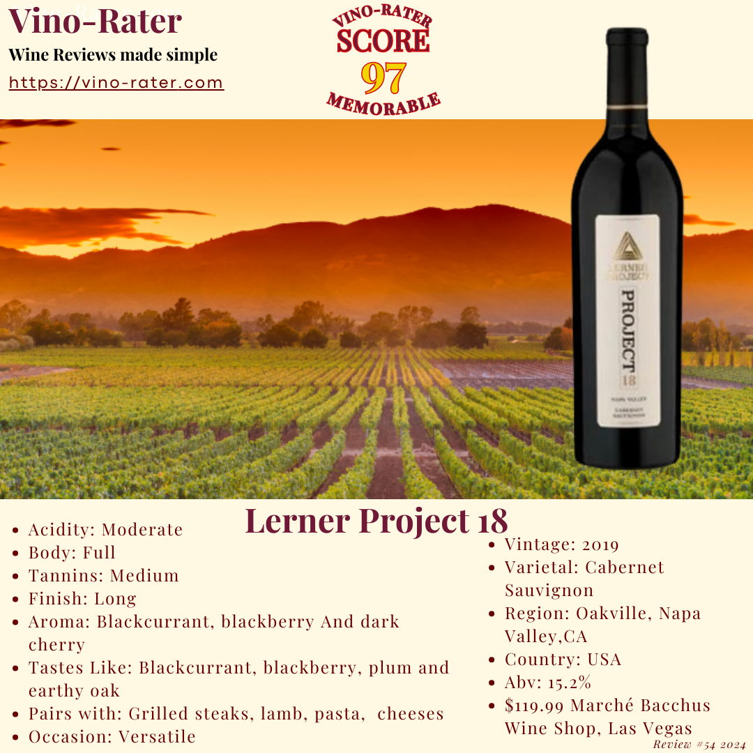 Lerner Project 18 2019 Cabernet Sauvignon