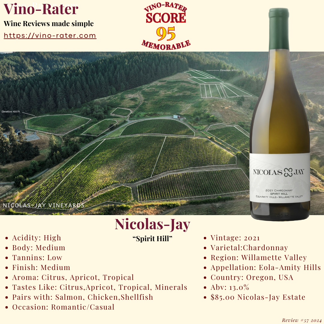 Nicolas-Jay 2021 Chardonnay Spirit Hill