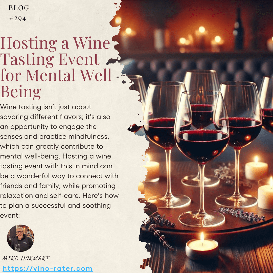 Hosting a Wine Tasting Event for Mental Well-Being